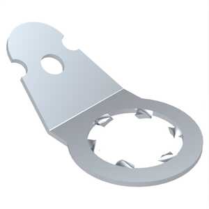 Seastrom Solder Terminal Lug, .844" L, Brass, Bright Tin