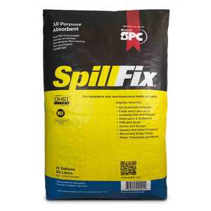 Brady SpillFix Granular Absorbent, 20 lb Bag, 7 Gallons, 48/Pack - Obsolete