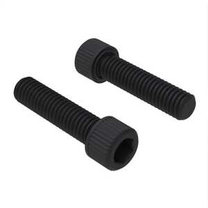Zago M4 X 8mm L, Oversized, Hex, Socket Cap Sealing Screw, 316 Stainless Steel, Black Oxide, Neoprene O-Ring