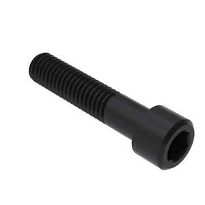 Essentra 1/2"-13 X 1-1/2" Long, Socket Head Cap Screw. Nylon, Black, Hex Drive, Partially Threaded