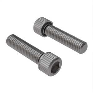 Zago M12 X 30mm L, Oversized, Hex, Socket Cap Sealing Screw, 316 Stainless Steel, Neoprene O-Ring