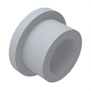 Seastrom Shoulder Washer, .257" ID, .566" OD, .034" Thickness, PTFE, Natural