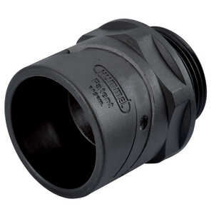 Sealcon 1 NPT Conduit Push-In Fitting, For DN 29 Conduit. Nylon, Black
