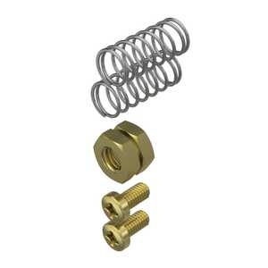 Southco 62 & 68 Latch Series Hardware, M4X9 Bushing, Brass, Natural