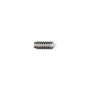 Vlier Stainless Steel Delrin Nose Stubby Plunger 1/4"-20 Outside Thread