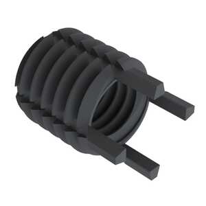 1/2" - 13 Solid Wall Insert, Carbon Steel, Zinc Phosphate, Thin Wall, Key Locking, .62" Long