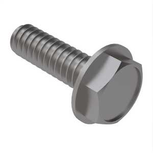 1/4" - 20 X 1-1/4" Long, Hex Drive, Indented Hex Washer Head Machine Screw, Stainless Steel. Specification - ASME B18.6.3