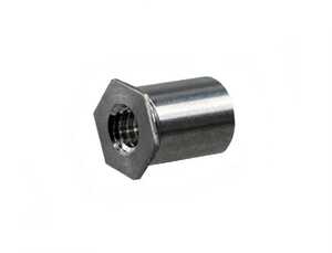 Unicorp Self-Clinching Threaded Standoff, 10-32 x 1"L, Aluminum