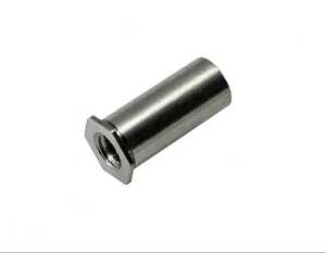 Unicorp Self-Clinching Threaded Standoff, 10-32 x 1"L, Stainless Steel