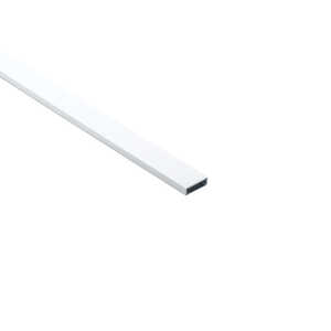 HellermannTyton Wiring Duct Cover for 0.75" Duct, 6 ft Sticks, PVC, White, 120ft/ctn